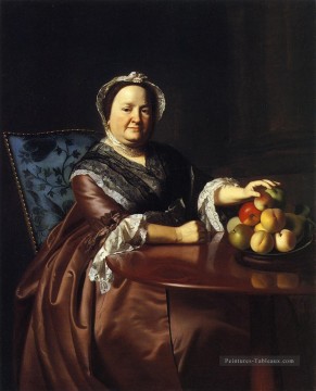  portraiture Tableau - Mme Ezekiel Gondthwait Elizabeth Lewis Nouvelle Angleterre Portraiture John Singleton Copley